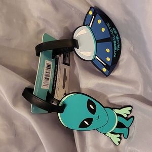 Alien 👽 and spaceship luggage 2pc set